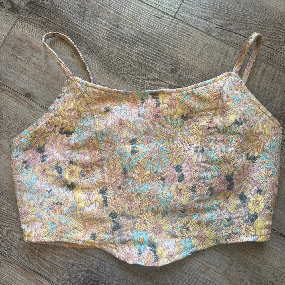 SHEIN Multicolor Floral Camisole Top - Picture 1 of 3